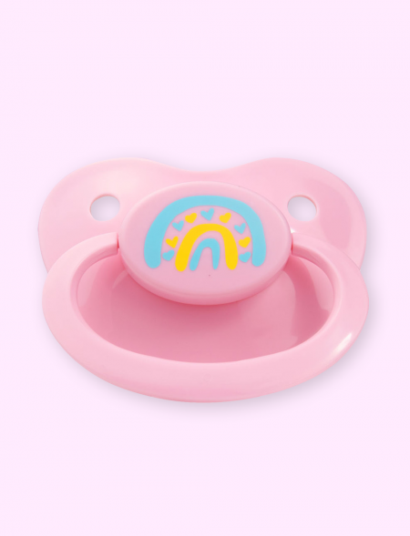 Adult pacifier Rainbow Pink...