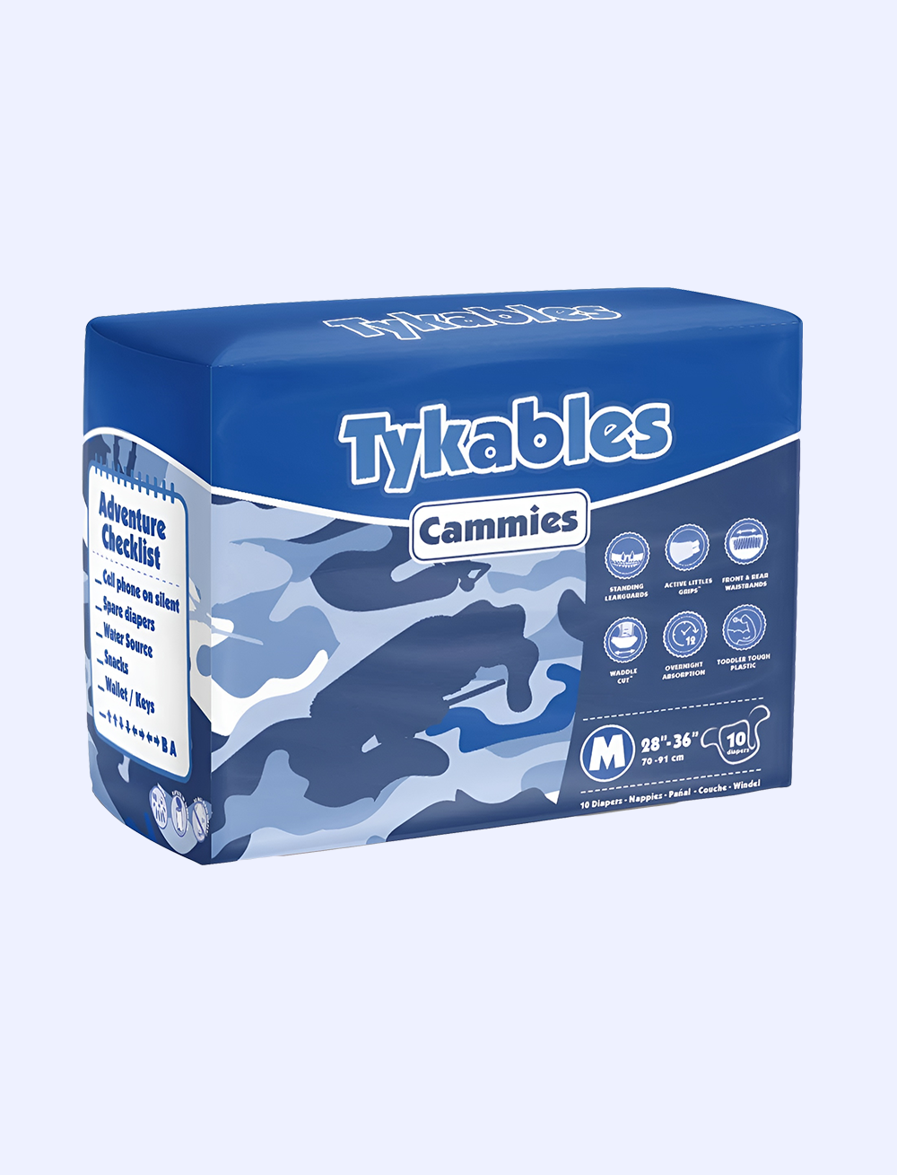 Cammies Blue Diapers  ABDL Diapers For Incontinence – Tykables