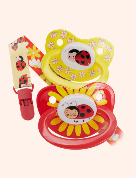 Box of 2 tétines Rearz Ladybug