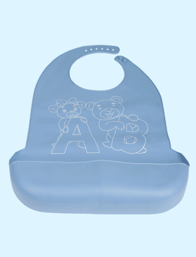 MULINHAI Bavoir Bébé Silicone，3 Pcs Bavoirs imperméables en silicone Bavoir  d'alimentation Souple bib enfant Ajustable Facile à Nettoyer，pour Garçons