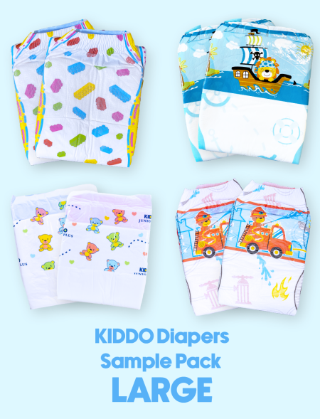 Kiddo Junior Plus Pink - Kiddo Diapers USA