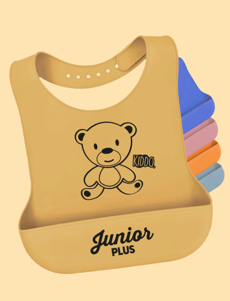 Bavoir en silicone Kiddo Junior Plus