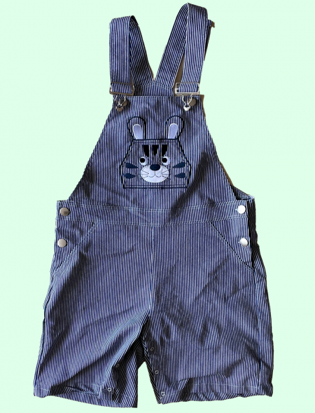 Salopette Kiddo courte "Tigre"