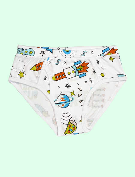 Slip Kiddo espace (blanc)