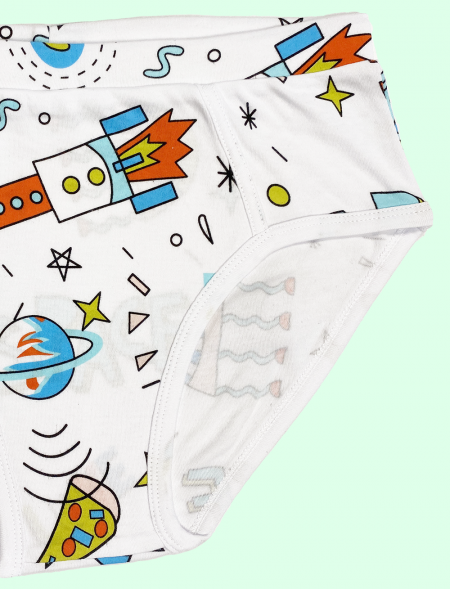 Slip Kiddo espace (blanc)