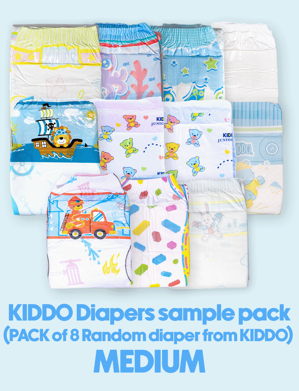 Test Pack Kiddo Diapers M Test Pack Kiddo Diapers M