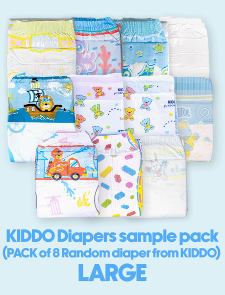 Test Pack Kiddo Diapers L