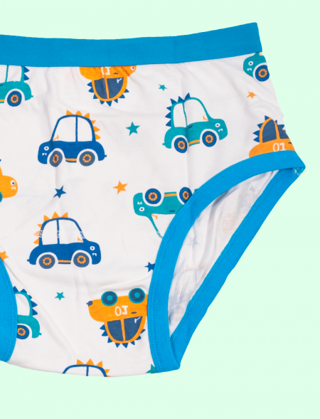 Slip Kiddo dinocars bleu