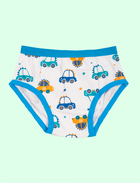 Slip Kiddo dinocars bleu