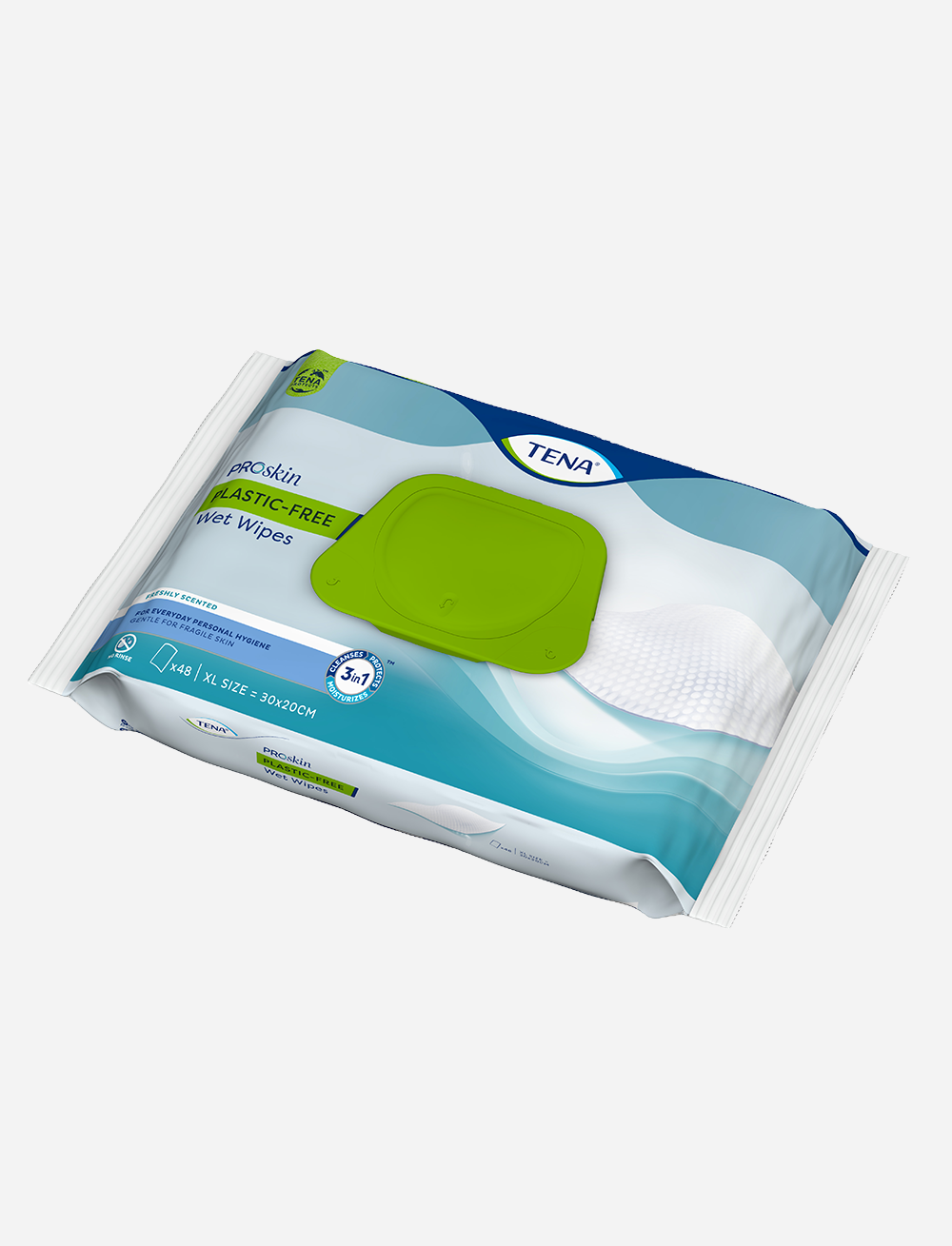 Tena ProSkin Wet Wipes Plastic-Free Wipes
