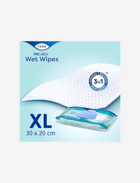 Lingettes Tena ProSkin Wet...