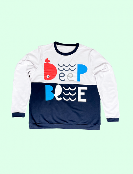 Sweatshirt Kiddo Deep Blue