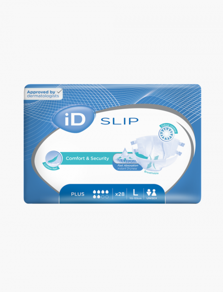 iD Slip Expert Plus diapers...