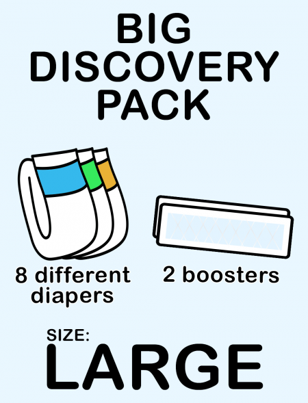 Big discovery diapers pack...