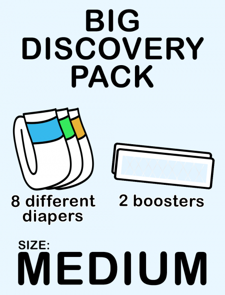 Big discovery diapers pack...