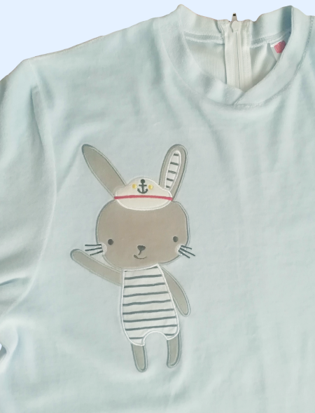 Rabbit footed pajama